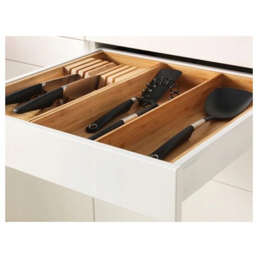 IKEA MAXIMERA SZUFLADA DO SZAFKI DO KUCHNI BIAŁA NISKA 60x60 - obrazek 3