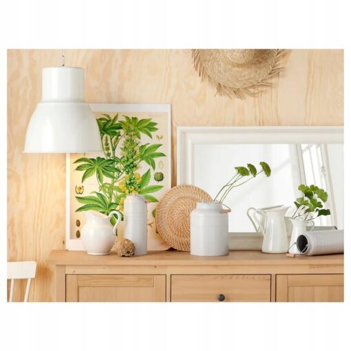 IKEA SOCKERART WAZON DZBANEK BIAŁY 16 cm - obrazek 6