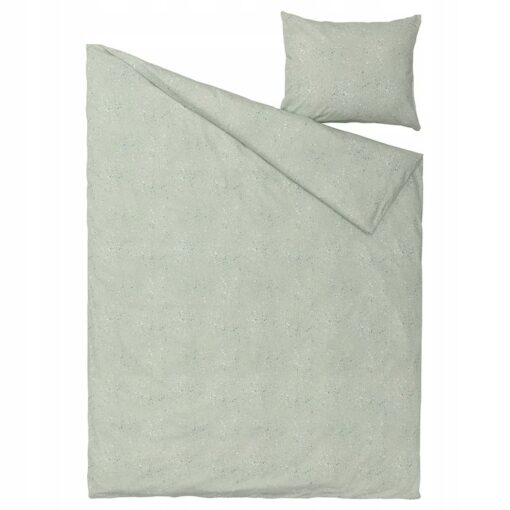 IKEA SILVERAKACIA KOMPLET POŚCIELI ZIELONY /KROPKI - obrazek 2