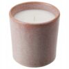 IKEA LUGNARE ŚWIECA ZAPACHOWA JAŚMIN / RÓŻOWA 10cm