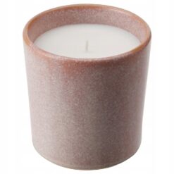 IKEA LUGNARE ŚWIECA ZAPACHOWA JAŚMIN / RÓŻOWA 10cm