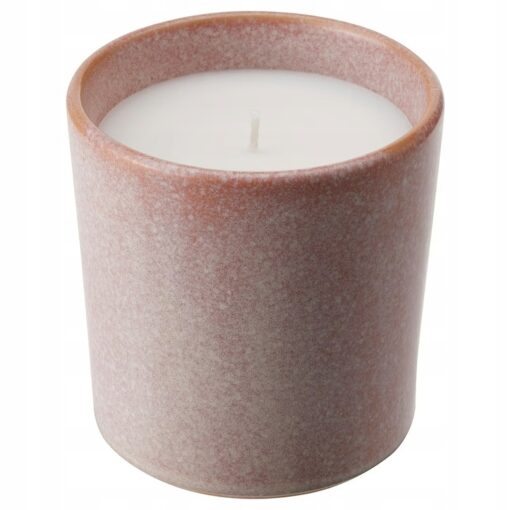 IKEA LUGNARE ŚWIECA ZAPACHOWA JAŚMIN / RÓŻOWA 10cm
