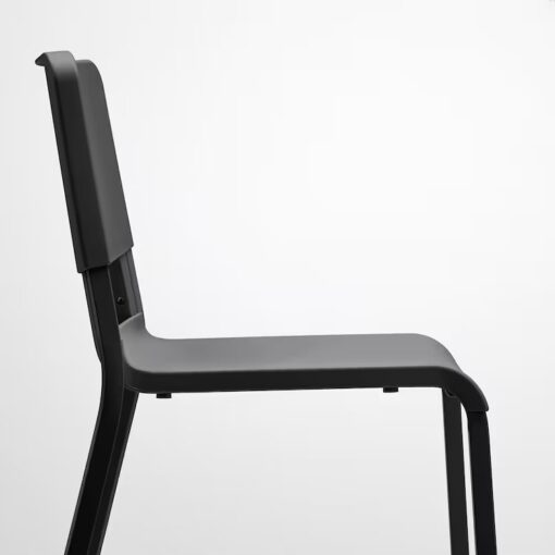 IKEA TEODORES KRZESŁO DO JADALNI / KUCHNI CZARNE - obrazek 4
