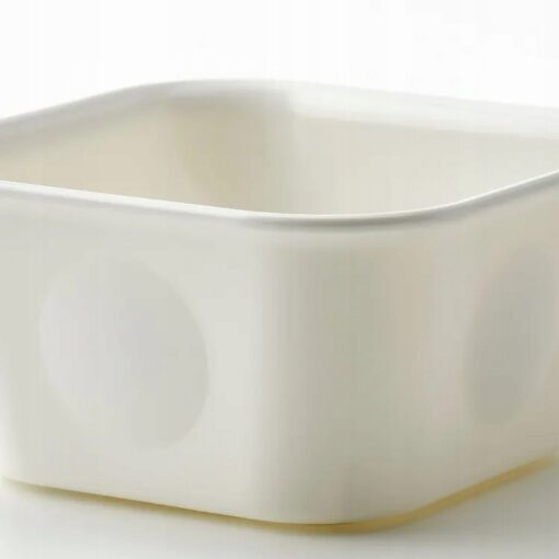 IKEA NOJIG ORGANIZER BIUROWY BIAŁY 10x10x5 CM - obrazek 3