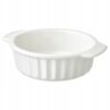 IKEA POETISK NACZYNIE ŻAROODPORNE KREMOWE 23x19 CM