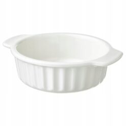IKEA POETISK NACZYNIE ŻAROODPORNE KREMOWE 23x19 CM