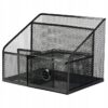IKEA DRONJONS ORANIZER NA BIURKO CZARNY 25x20 CM