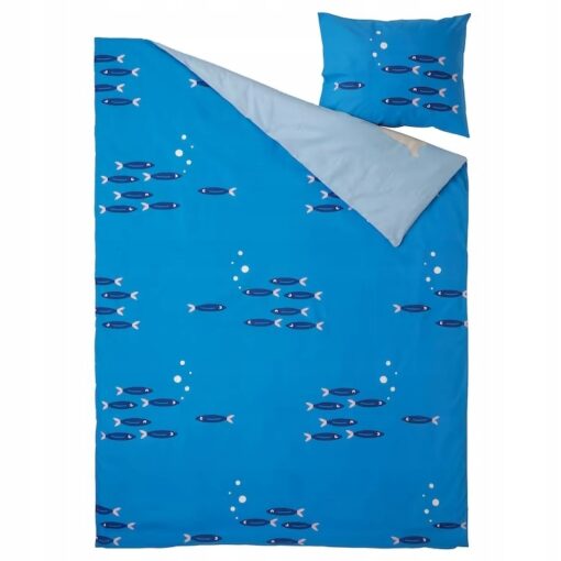 IKEA BLAVINGAD KOMPLET POŚCIELI OCEAN NIEBIESKI - obrazek 3