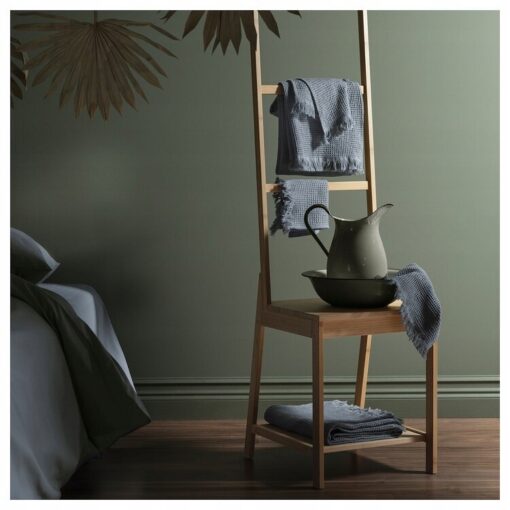IKEA VALLASAN RĘCZNIK KĄPIELOWY GRANATOWY 100x150 - obrazek 5