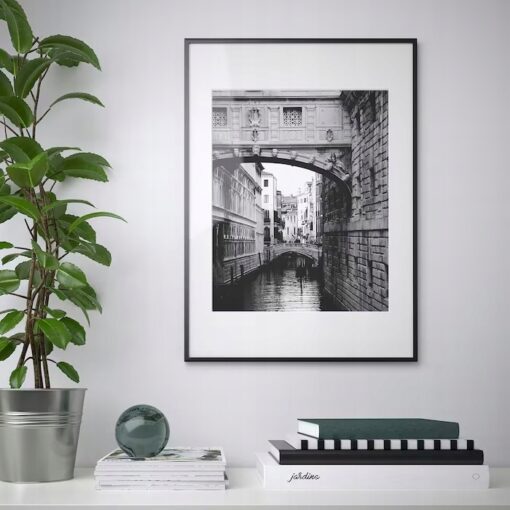 IKEA LOMVIKEN RAMKA NA ZDJĘCIA CZARNY 50X70 CM - obrazek 2