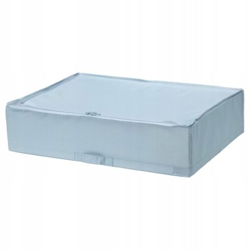IKEA STUK POJEMNIK NA POŚCIEL NIEBIESKI 71x51x18cm