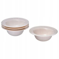 IKEA PARADISISK MISKA KREMOWA 16 CM ZESTAW 4 SZT.