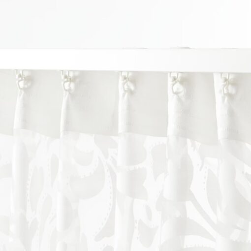 IKEA SKAREFLY FIRANKI BIAŁE 145x300 CM - 2 SZT. - obrazek 5
