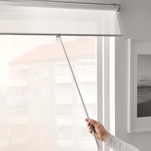 IKEA RIKTIG DRĄŻEK DO PRZESUWANIA PANELI 73-133CM - obrazek 3
