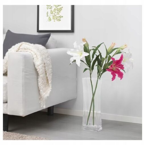 IKEA SMYCKA SZTUCZNY KWIAT LILIA BIAŁY 85 CM - obrazek 2