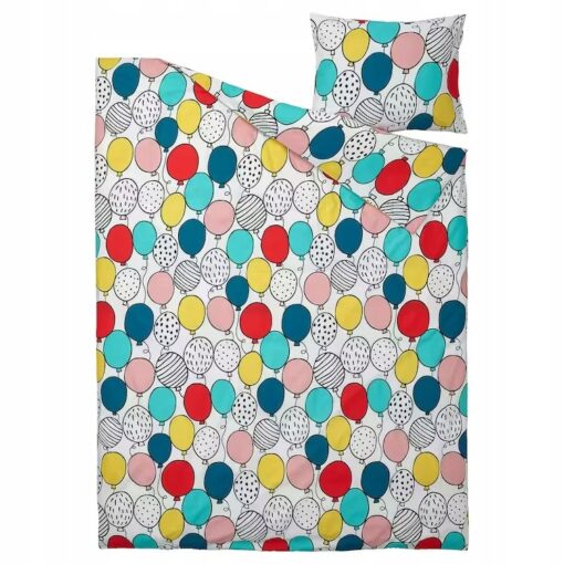 IKEA BUSENKEL KOMPLET POŚCIELI W KOLOROWE BALONY - obrazek 2