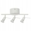 IKEA TROSS LAMPA SUFITOWA BIAŁA 3 REFLEKTORY 36 cm