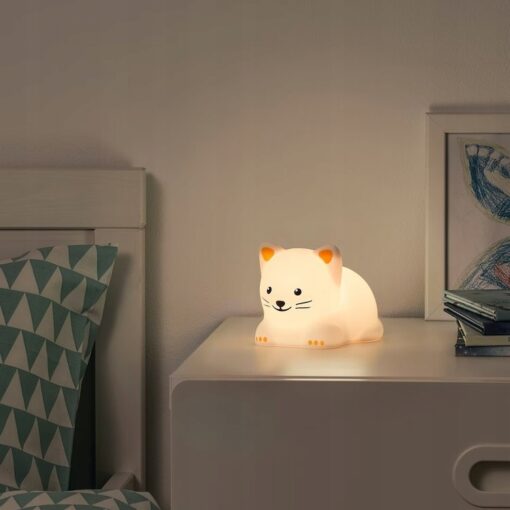 IKEA TOVADER LAMPKA NOCNA LED NA BATERIE - KOT - obrazek 2