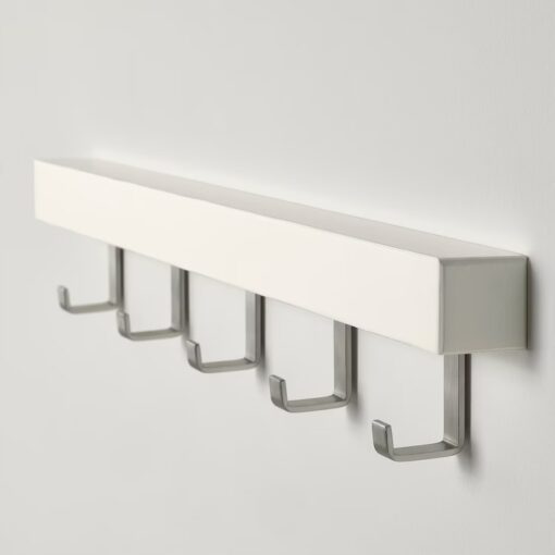 IKEA TJUSIG WIESZAK NA DRZWI / ŚCIANĘ BIAŁY 60 CM - obrazek 5