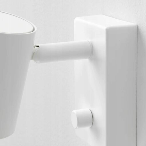 IKEA NYMANE KINKIET LAMPA ŚCIENNA BIAŁY 11 cm - obrazek 4