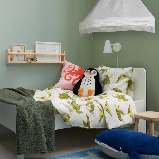 IKEA BLAVINGAD KOMPLET POŚCIELI BIAŁY Z ŻÓŁWIAMI - obrazek 7