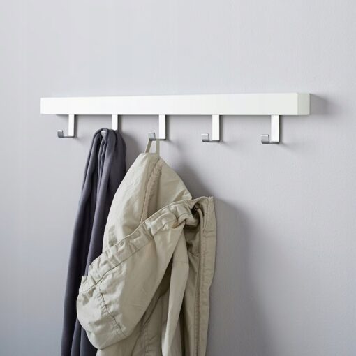 IKEA TJUSIG WIESZAK NA DRZWI / ŚCIANĘ BIAŁY 60 CM - obrazek 3