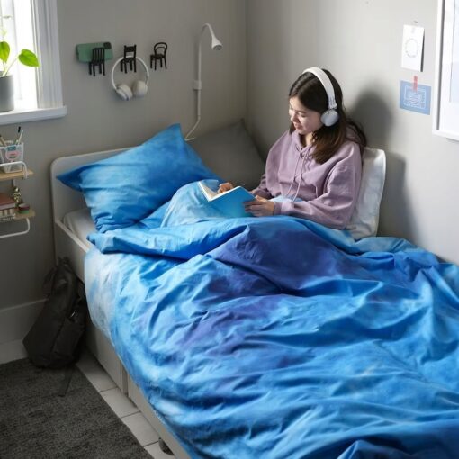 IKEA BLAVINGAD KOMPLET POŚCIELI OCEAN NIEBIESKI - obrazek 6