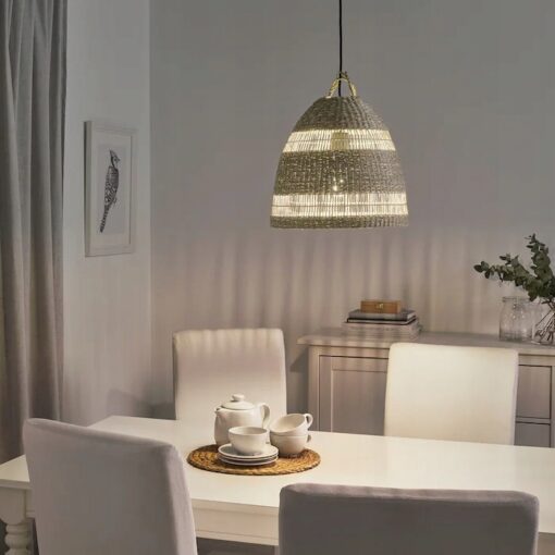 IKEA TORARED KLOSZ LAMPY WISZĄCEJ Z TRAWY 36 cm - obrazek 2