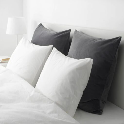 IKEA SANELA POSZEWKA NA POUDSZKĘ CIEMNA SZARA 65x65 CM - obrazek 2