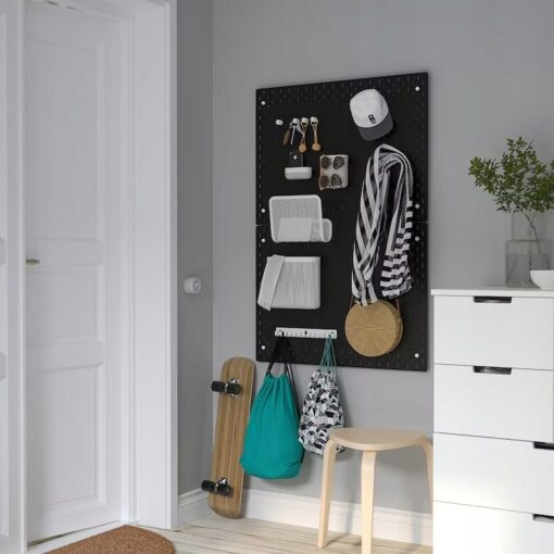 IKEA SKADIS TABLICA PERFOROWANA CZARNA 76x56 CM - obrazek 2