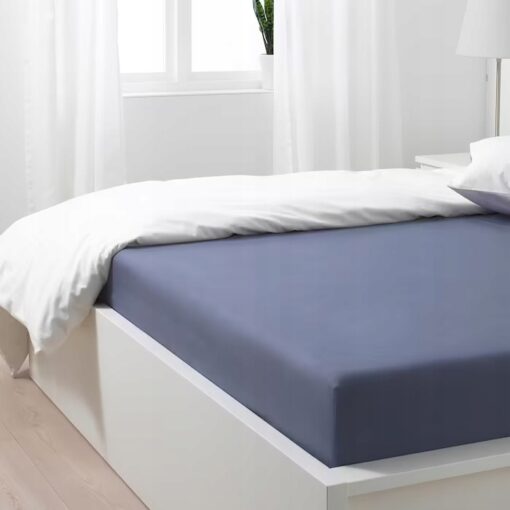 IKEA SOMNTUTA PRZEŚCIERADŁO Z GUMKĄ 160x200CM - obrazek 4