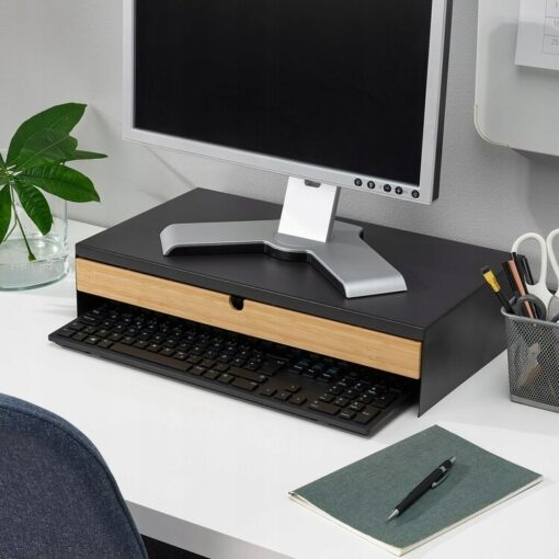 IKEA ELLOVEN PODSTAWKA POD MONITOR Z SZUFLADĄ - obrazek 2