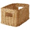 IKEA TRUMMIS KOSZ KOSZYK RATTANOWY 18x25x14 CM
