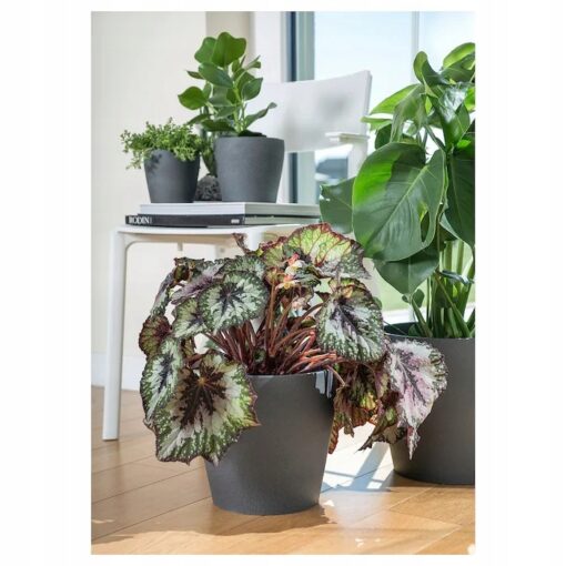 IKEA PERSILLADE OSŁONKA DONICZKI SZARA 19 cm - obrazek 4