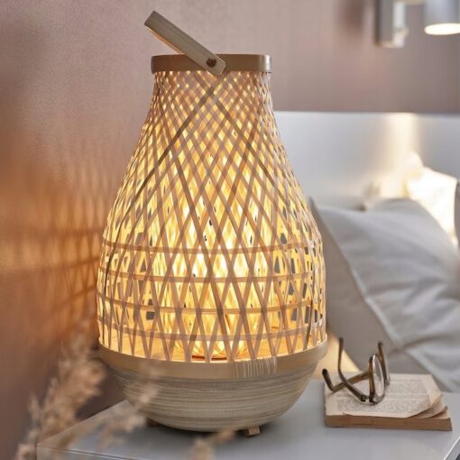 IKEA MISTERHULT LAMPA STOŁOWA BAMBUS 36CM - obrazek 5