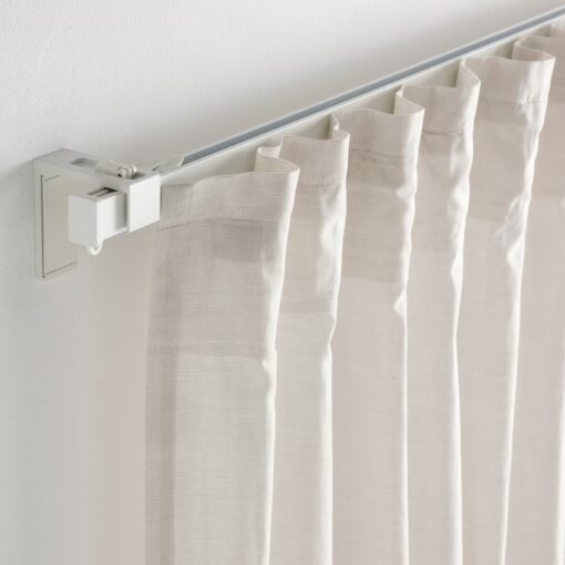IKEA VIDGA SZYNA POJEDYNCZA ZE WSPORNIKIEM 140CM - obrazek 2