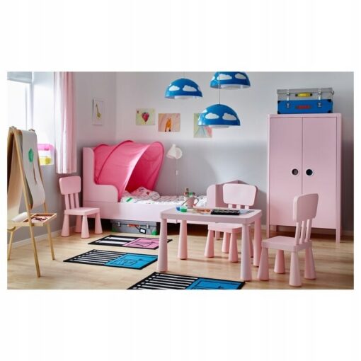 IKEA SUFFLETT BALDACHIM NAMIOT DO ŁÓŻKA RÓŻOWY - obrazek 3