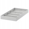 IKEA KOMPLEMENT WKŁAD Z 4 PRZEGRÓDKAMI SZARY 25x53