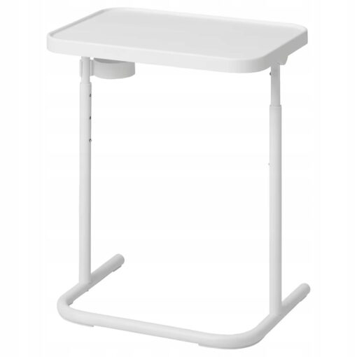 IKEA BJORKASEN STOLIK POD LAPTOPA BIAŁY 60-70 CM