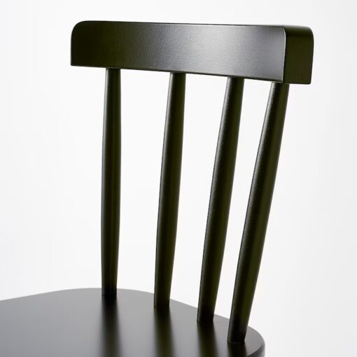 IKEA AGAM KRZESŁO WYSOKIE DZIECIĘCE CZARNY - obrazek 3