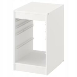 IKEA TROFAST RAMA Z PROWADNICAMI BIAŁA 34x44x56 CM
