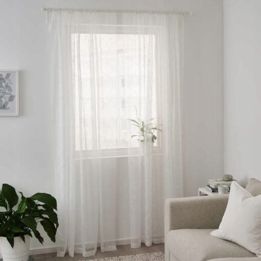 IKEA LILLEGERD FIRANKI FIRANY BIAŁE 145X300CM - obrazek 2
