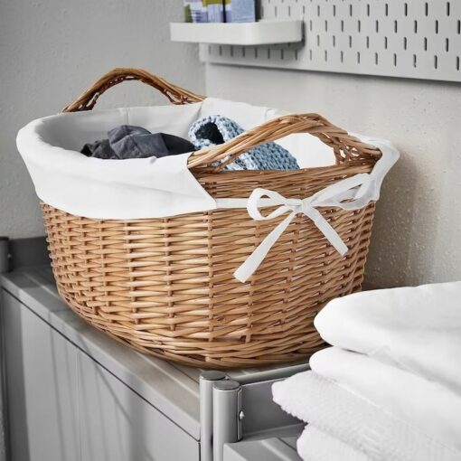 IKEA TALKNING KOSZ NA PRANIE Z WIERZBY 40 L - obrazek 5