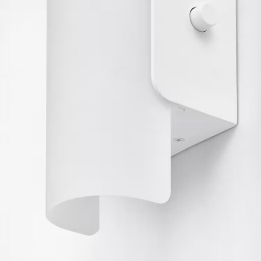 IKEA HAVSDUN LAMPA ŚCIENNA LED BIAŁA / MATOWA - obrazek 5