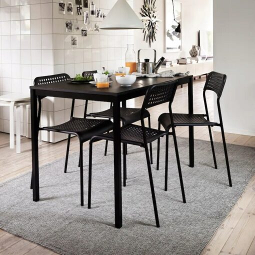 IKEA TIPHEDE DYWAN CZARNY / NATURALNY 155x220 cm - obrazek 6