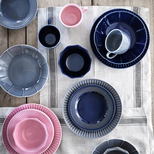 IKEA STRIMMIG PÓŁMISEK CERAMICZNY SZARY 29 cm - obrazek 3