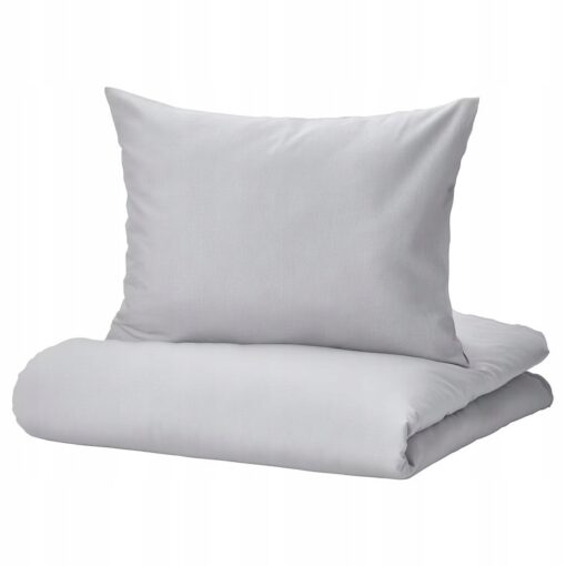 IKEA NATTSVARMARE KOMPLET POŚCIELI SZARY 200x200cm