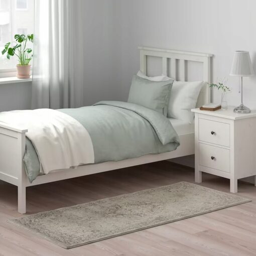IKEA VEDBAK DYWAN Z KRÓTKIM WŁOSIEM SZARY 80x180cm - obrazek 3