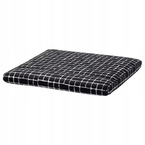 IKEA POANG PODUSZKA PODNÓŻKA CZARNA / BIAŁA