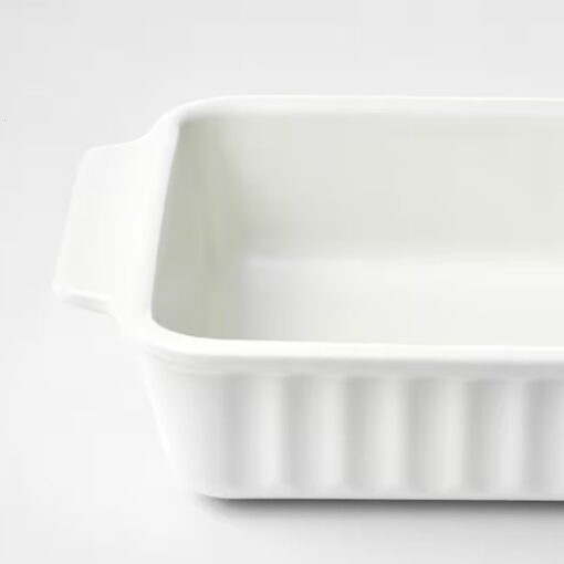 IKEA POETISK NACZYNIE ŻAROODPORNE KREMOWE 30x20 CM - obrazek 4